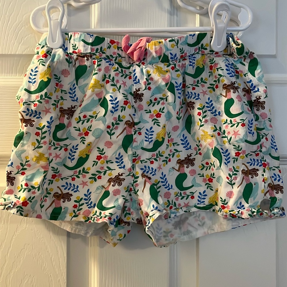 Crinkly Boden mermaid shorts